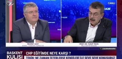 Muhalefetin eğitim politikalarına d&ouml;n&uuml;k eleştirilerini Bakan Tekin değerlendirdi...