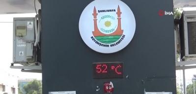 Şanlıurfa'da sıcaklık rekorları kırılıyor