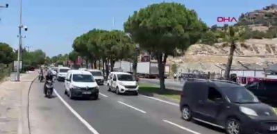 Tatilciler d&ouml;n&uuml;ş yolunda; Bodrum'dan 24 saatte 30 bin ara&ccedil; &ccedil;ıkış yaptı