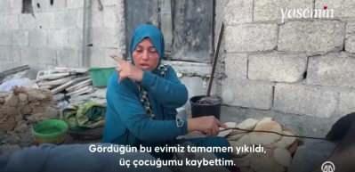 İsrail saldırılarında 3 çocuğunu kaybetti! Geriye kalan evlatları için yaşam mücadelesi veriyor