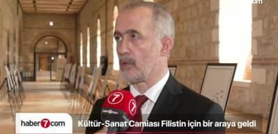 K&uuml;lt&uuml;r Sanat Camiası Filistin&rsquo;e destek i&ccedil;in bir araya geldi