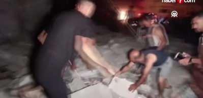 Katil İsrail gece boyu katliam yaptı: &Ccedil;ok sayıda şehit var!