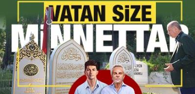 Şehitlerimiz Erol Ol&ccedil;ok ve oglu Abdullah Tayyip Ol&ccedil;ok unutulmadı