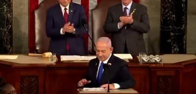 D&uuml;nyanın g&ouml;z&uuml; &ouml;n&uuml;nde s&ouml;yledi! Binyamin Netanyahu'nun ABD'deki yalanı ortaya &ccedil;ıktı