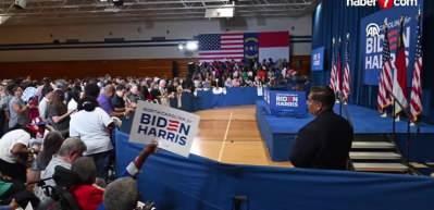 ABD'de yapılan son se&ccedil;im anketine g&ouml;re Kamala Harris az farkla Trump'tan &ouml;nde