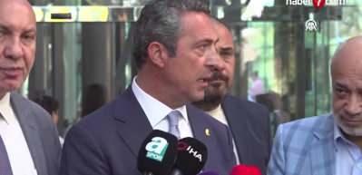 Fenerbahçe Başkanı Ali Koç'tan, 'Onursal Başkan'a yardımcılık teklifi
