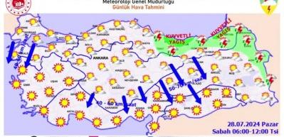 G&ouml;k g&uuml;r&uuml;lt&uuml;l&uuml; sağanak 5 g&uuml;n s&uuml;recek! İşte dikkat etmesi gereken iller...