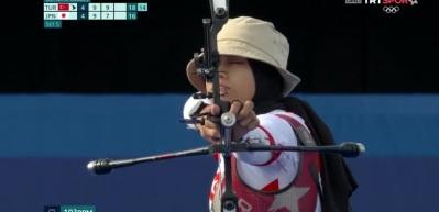 17 yaşındaki T&uuml;rk milli ok&ccedil;u Elif Berra G&ouml;kkır, adını &ccedil;eyrek finale yazdırdı!