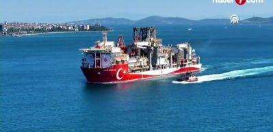 Abd&uuml;lhamid Han Sondaj Gemisi, İstanbul Boğazı&rsquo;ndan Karadeniz&rsquo;e ge&ccedil;iş yaptı