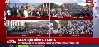 Ayasofya'da b&uuml;y&uuml;k buluşma! Haniye'nin vasiyeti &uuml;zerine İstanbul 'Gazze' i&ccedil;in tek y&uuml;rek!