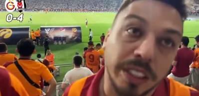 Galatasaray taraftarının o anları viral oldu!