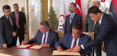 T&uuml;rkiye ile Libya, kalkınma işbirliği i&ccedil;in mutabakat zaptı imzaladı