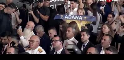 Erdoğan &Ccedil;ukurova Uluslararası Havalimanı A&ccedil;ılış T&ouml;reni'nde konuşuyor