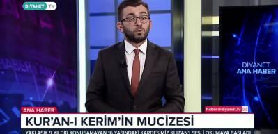 9 yıldır konuşamayan 16 yaşındaki Leyla Kuranı Kerim vesilesiyle sesini duyurabiliyor
