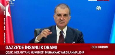 AK Parti s&ouml;zc&uuml;s&uuml; &Ouml;mer &Ccedil;elik AK Partinin kuruluş yıld&ouml;n&uuml;m&uuml; ile ilgili a&ccedil;ıklamalarda bulundu
