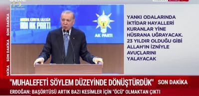 Cumhurbaşkanı Erdoğan "CHP'yi milli irade ile barışmaya mecbur bıraktık"