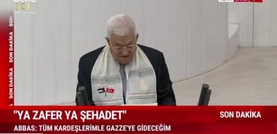 Filistin Devlet Başkanı Mahmut Abbas Meclis'ten d&uuml;nyaya seslendi...