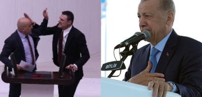 Başkan Erdoğan'dan TBMM'de Ahmet Şık'ın provokasyonuna tepki: Bir avu&ccedil; marjinal muhalefeti esir almış