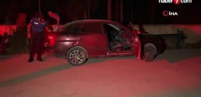 Bursa'da tamir i&ccedil;in bırakılan otomobili par&ccedil;alara ayırıp, motorunu s&ouml;kt&uuml;