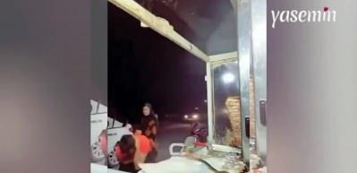 Canlı yayında şoke eden anlar! Dönerci kurşun yağmuruna tutuldu, kadının sakinliği dikkat çekti