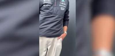 F1 pilotu George Russell'dan Yusuf Dike&ccedil; pozu