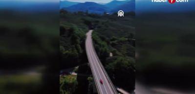 Karadeniz-Akdeniz Yolu'nun Ordu etabı tamamlandı