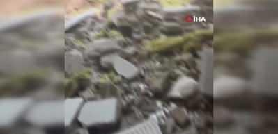 Ordu'da istinat duvarı &ccedil;&ouml;kt&uuml;: 48 daireli bina boşaltıldı
