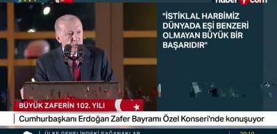 Başkan Erdoğan: "Bizi yolumuzdan geri döndüremediler"