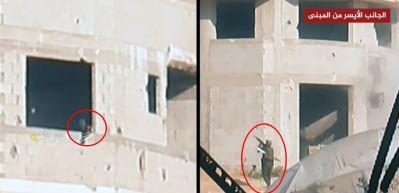 Bir Kassam vuruyor bir Kud&uuml;s Seriyyeleri... İsrail askerlerinin &ccedil;atışmadan ka&ccedil;ış g&ouml;r&uuml;nt&uuml;leri kamerada