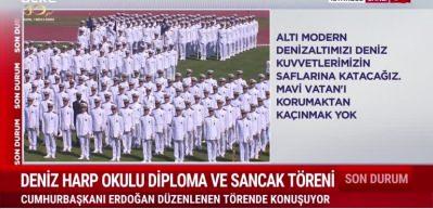 Cumhurbaşkanı Erdoğan "Mavi vatan ile ne gerekiyorsa onu yapacağız" dedi