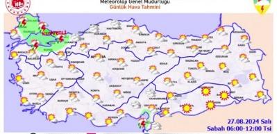 Meteoroloji o ilimizi peş peşe uyardı! Sağanak kapıda