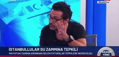 Su faturasını g&ouml;ren ekonomist canlı yayında &ccedil;ıldırdı! 'Y&uuml;zde 1000 zam mı geldi?'