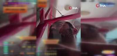 Takipçi ve para kazanmak için market çalışanını kızdırıp soda şişesi fırlattı