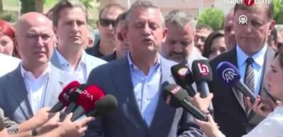 CHP genel başkanı &Ouml;zg&uuml;r &Ouml;zel'den bir garip a&ccedil;ıklama "Erdoğancılık oynamıyoruz..."