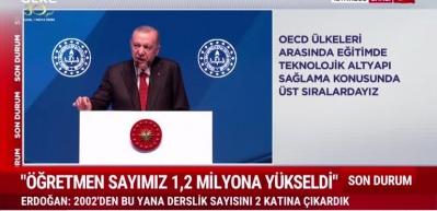 Cumhurbaşkanı Erdoğan teknolojik bağımlılık ile m&uuml;cadele vurgusu yaptı