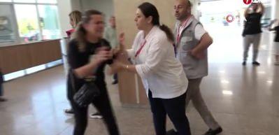 Sağlık &ccedil;alışanlarının tatbikatı ger&ccedil;eğini aratmadı