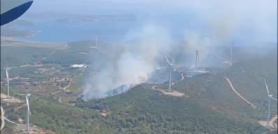 İzmir'de ciğerlerlerimiz yandı! Ekiplerin m&uuml;dahalesi ile alevler kontrol altına alındı