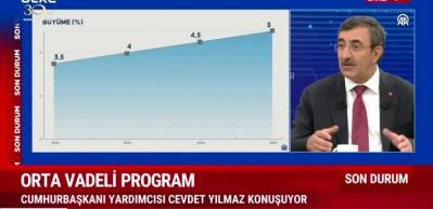 Cevdet Yılmaz OVP ile ilgili a&ccedil;ıklamalarda bulundu