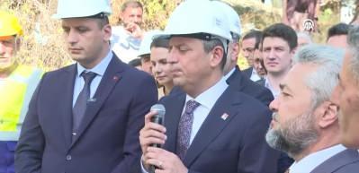 CHP Genel Başkanı &Ouml;zg&uuml;r &Ouml;zel, cami temel atma t&ouml;renine katıldı