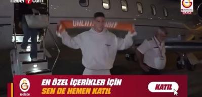 Galatasaray yeni transferi İstanbul'a geldi!
