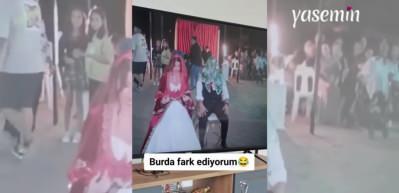 Kınada damadın başına gelenler yüzleri güldürdü! Gelin olaya müdahale etti