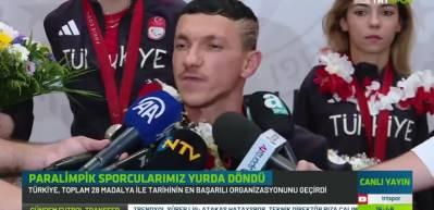 İnşaattaki babanın telefonuyla iki altın madalya