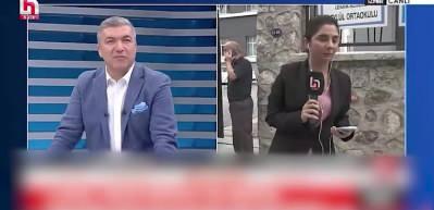 Halk TV istemediği cevabı alınca canlı yayını kesti!  İsmail K&uuml;&ccedil;&uuml;kkaya'nın o anları canlı yayına yansıdı
