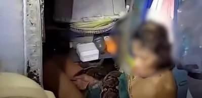 Kendi evinde dehşeti yaşadı! Yaşlı kadının kurtarılma anları kamerada...