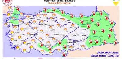 Meteoroloji'den yağış uyarısı