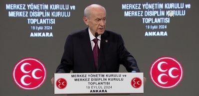 MHP Lideri Devlet Bahçeli'den önemli açıklamalar