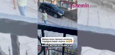 Minik kızın babasına olan sevgisi viral oldu!