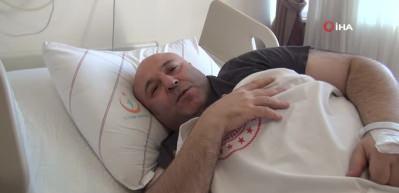 Sakarya'daki korkun&ccedil; patlamada yaralanan iş&ccedil;i anlarını anlattı: "Namaz kılıyordum, cam &uuml;zerime d&uuml;şt&uuml;"