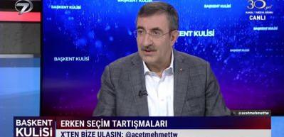 Cumhurbaşkanı Yardımcısı Cevdet Yılmaz erken se&ccedil;im tartışmalarına son noktayı koydu