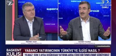 Cumhurbaşkanı Yardımcısı Yılmaz yatırımcının T&uuml;rkiye'ye ilgisini anlattı